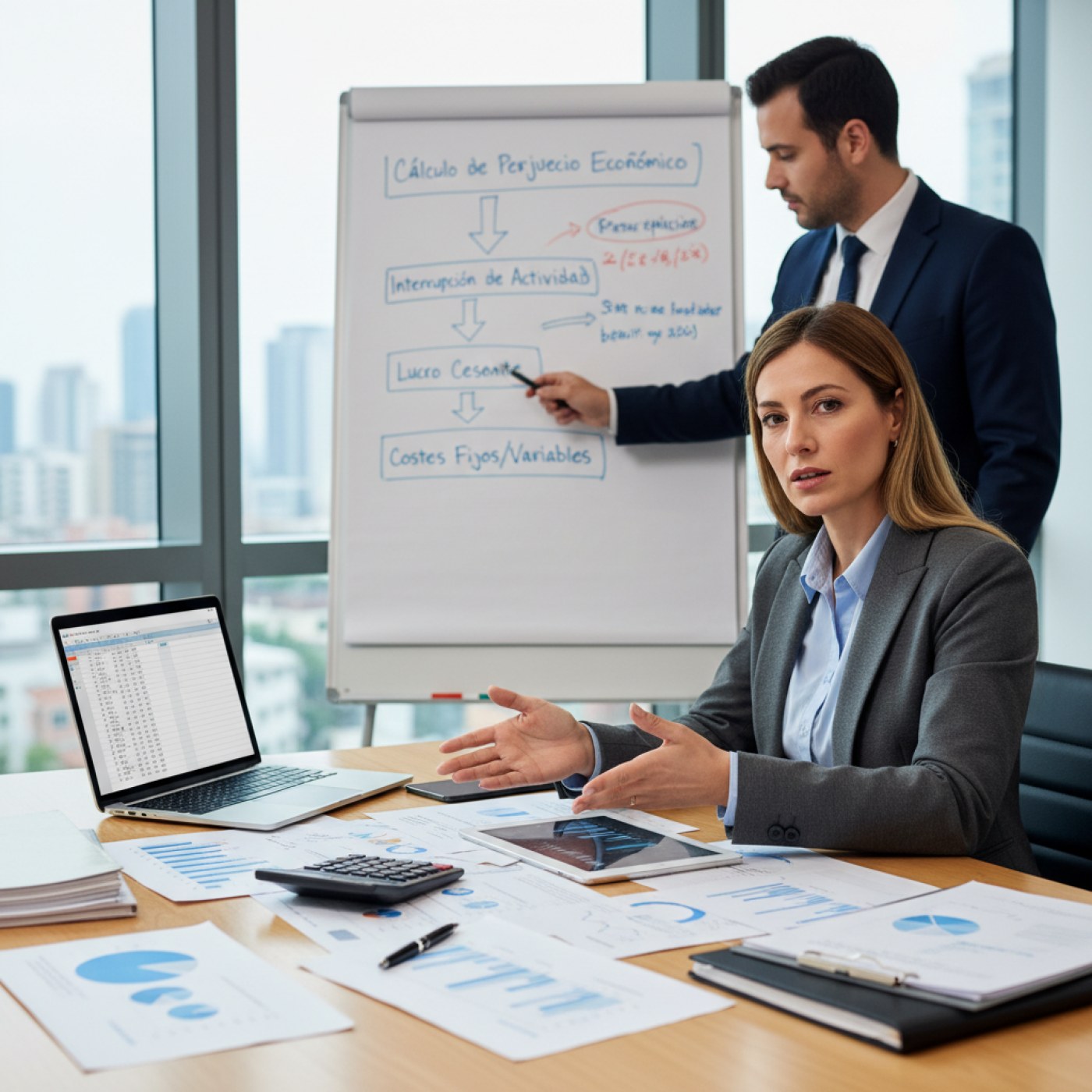 Cómo se calcula el perjuicio económico en una interrupción de actividad